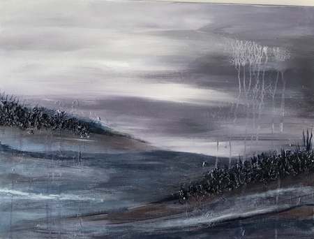 So gently creeps the morning through the heavy air